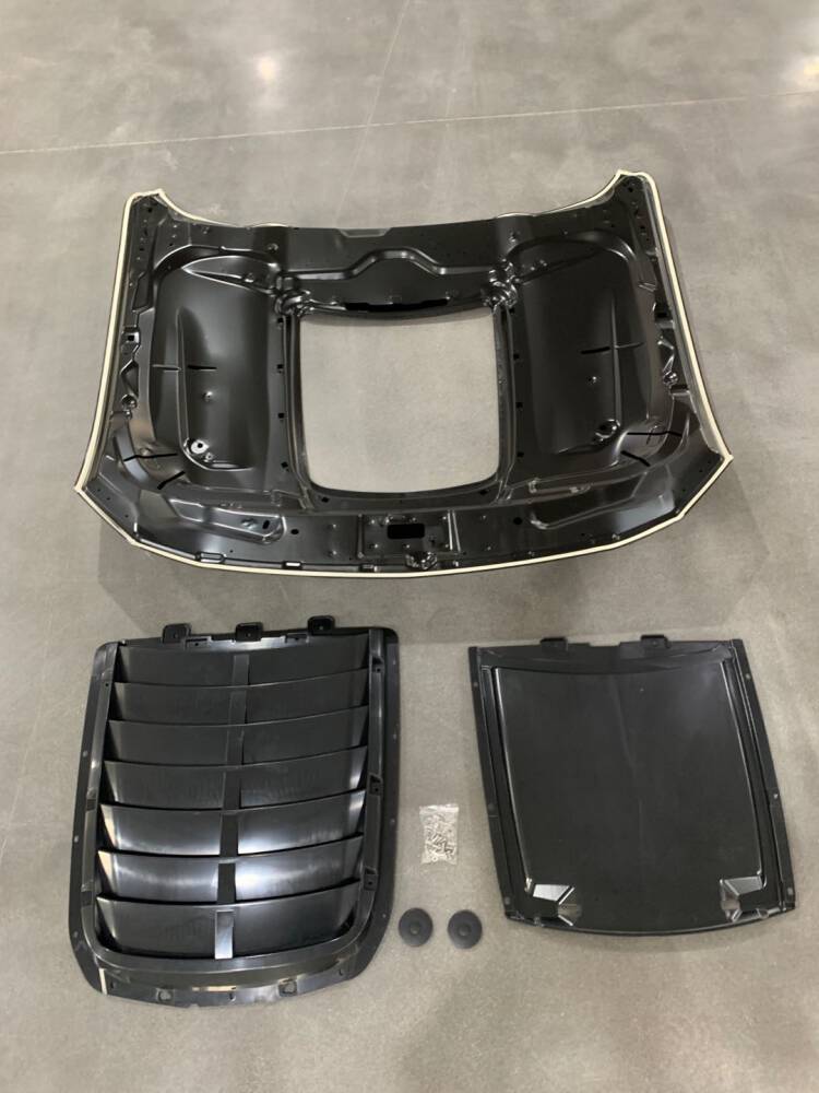 IKON 1:1 GT500 Style Aluminium Huv (MUSTANG 18-21 GT, Ecoboost) - 10