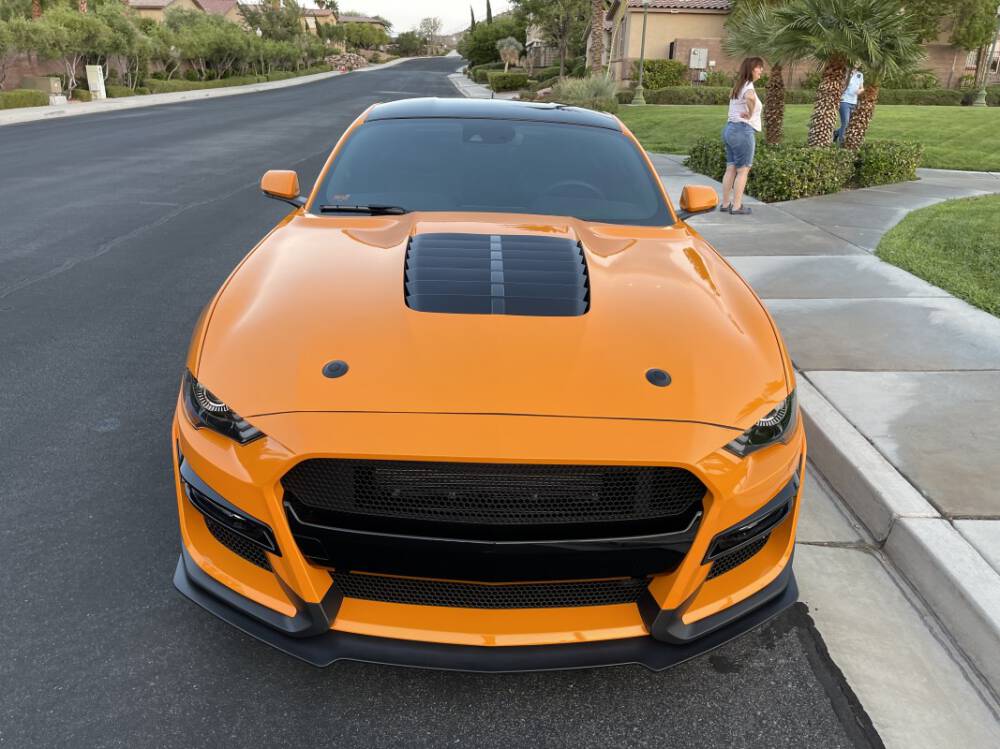 IKON 1:1 GT500 Style Aluminium Huv (MUSTANG 18-21 GT, Ecoboost) - 2