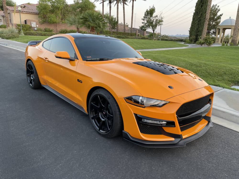 IKON 1:1 GT500 Style Aluminium Huv (MUSTANG 18-21 GT, Ecoboost) - 3