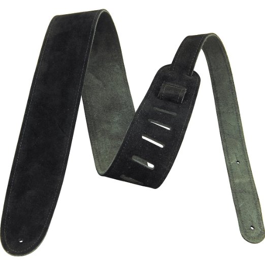 Perri’s P25S-202 | 2.5″ Soft Suede Strap – Black
