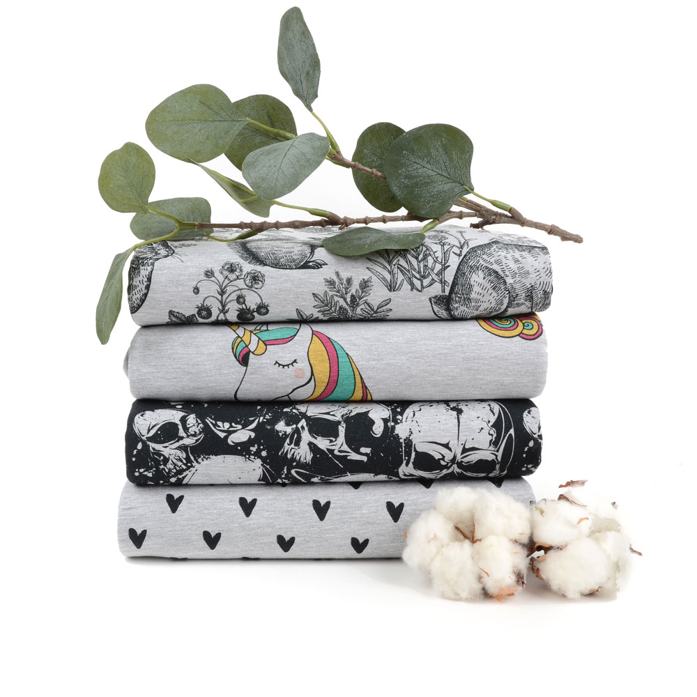 SKULL - GRAY MELANGE - 2