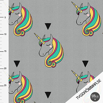 UNICORN TRIANGLE - GRAY MELANGE