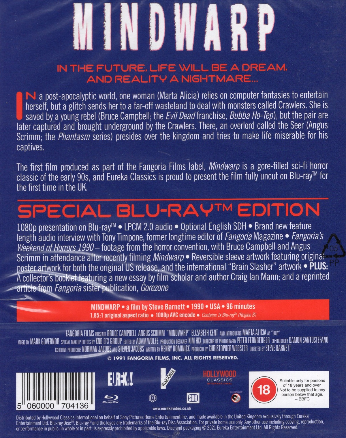 Mindwarp (ej svensk text) (Blu-ray) - 2