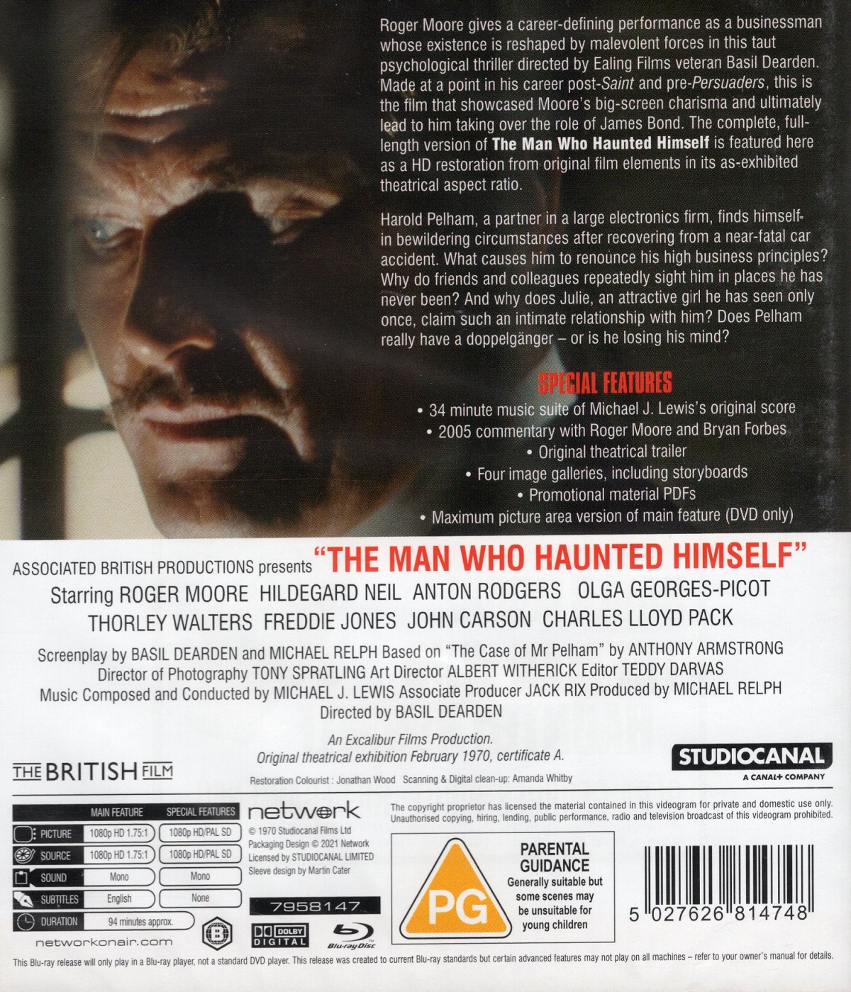 Man Who Haunted Himself (ej svensk text) (Blu-ray) - 2