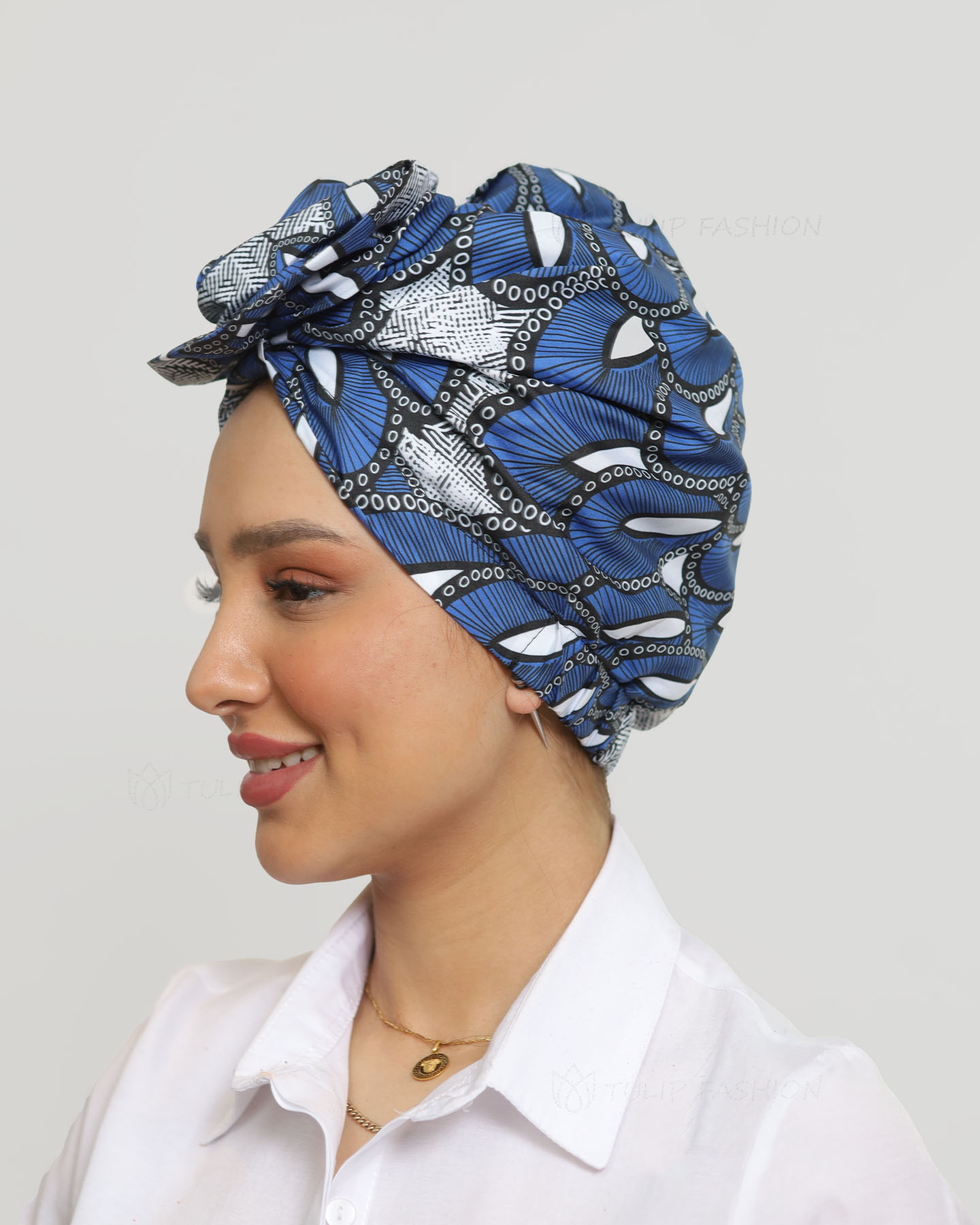 Turban - Abeni - Blå - 2