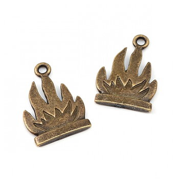 Charm -   Flame Bronze 