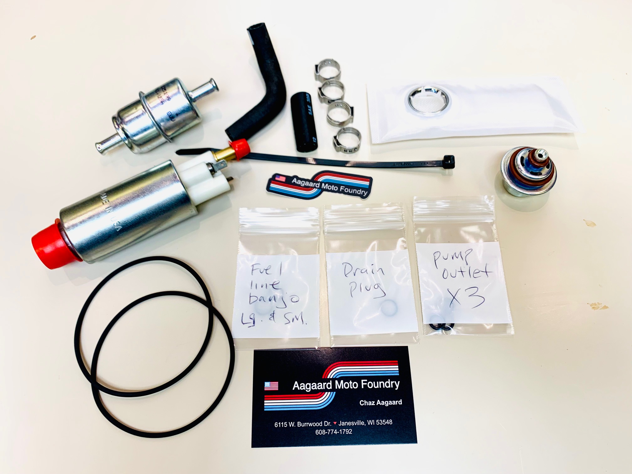 Benzinpumpen Reparaturkit Buell early XB (Start bis 9/04) Aagaard USA - 2