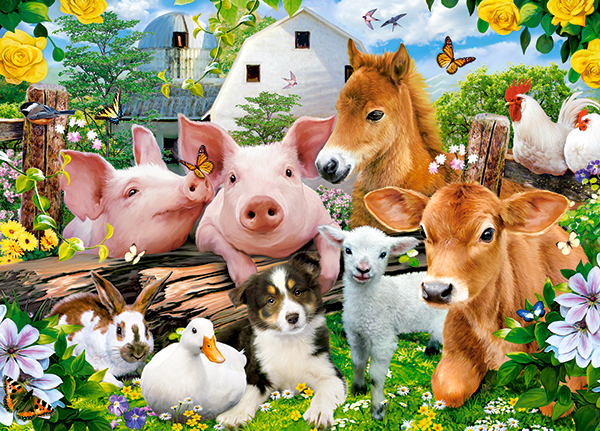 Farm Friends, 60-bitarspussel (B-066209)