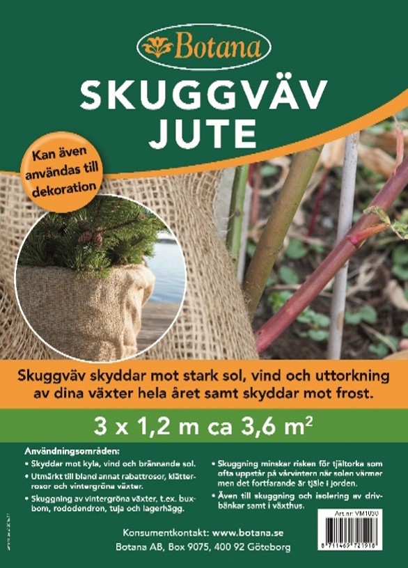 VM1030   Juteväv 3,6 kvm Stl: 1,2 X 3 m