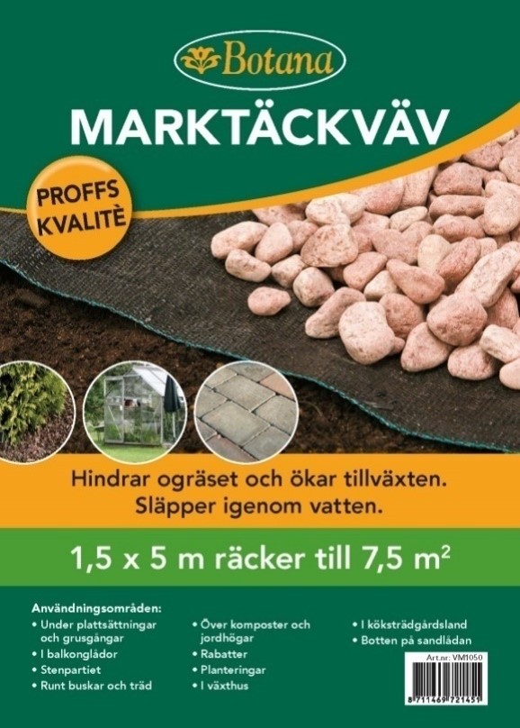VM1050  Marktäckväv 7,5 kvm  