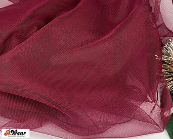 Soft bra tulle - Black Cherry 