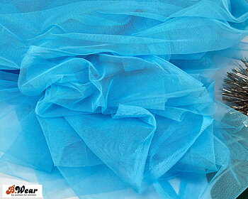 Soft bra tulle - Turquoise 2