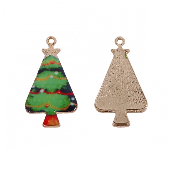 Berlock - Christmas tree, green mix