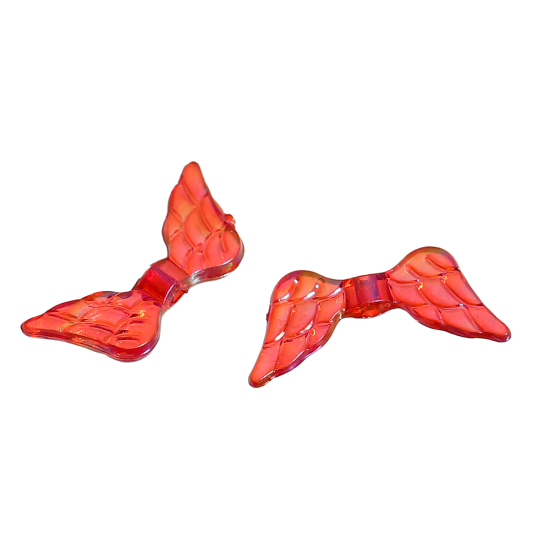 Wings - acrylic  red AB