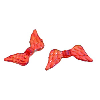 Wings - acrylic  red AB