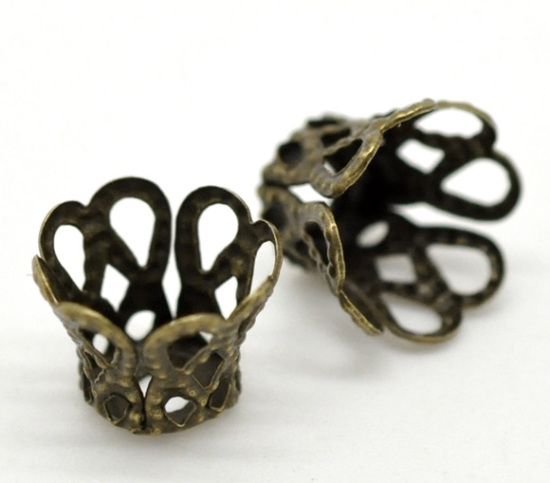 Pearl hats, Filligre 9mm, Bronze