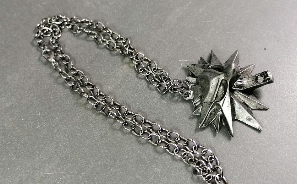 Witcher Halsband i  Rökig svart Metall - 2