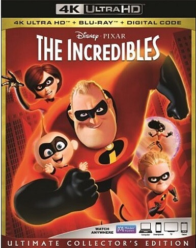 Incredibles (BLU-RAY 4K ULTRA HD + BLU-RAY)