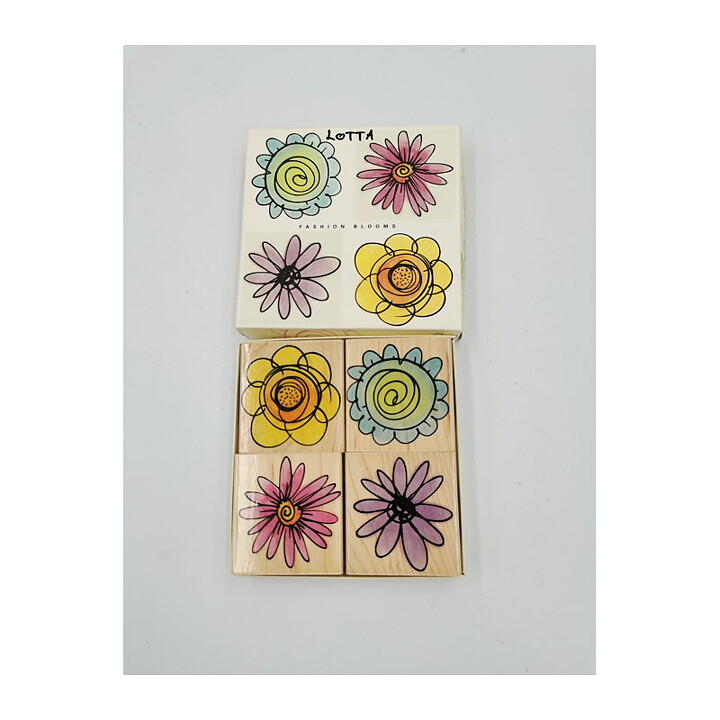 Hero Arts Rubber Stamps Second Hand- Fashion Blooms