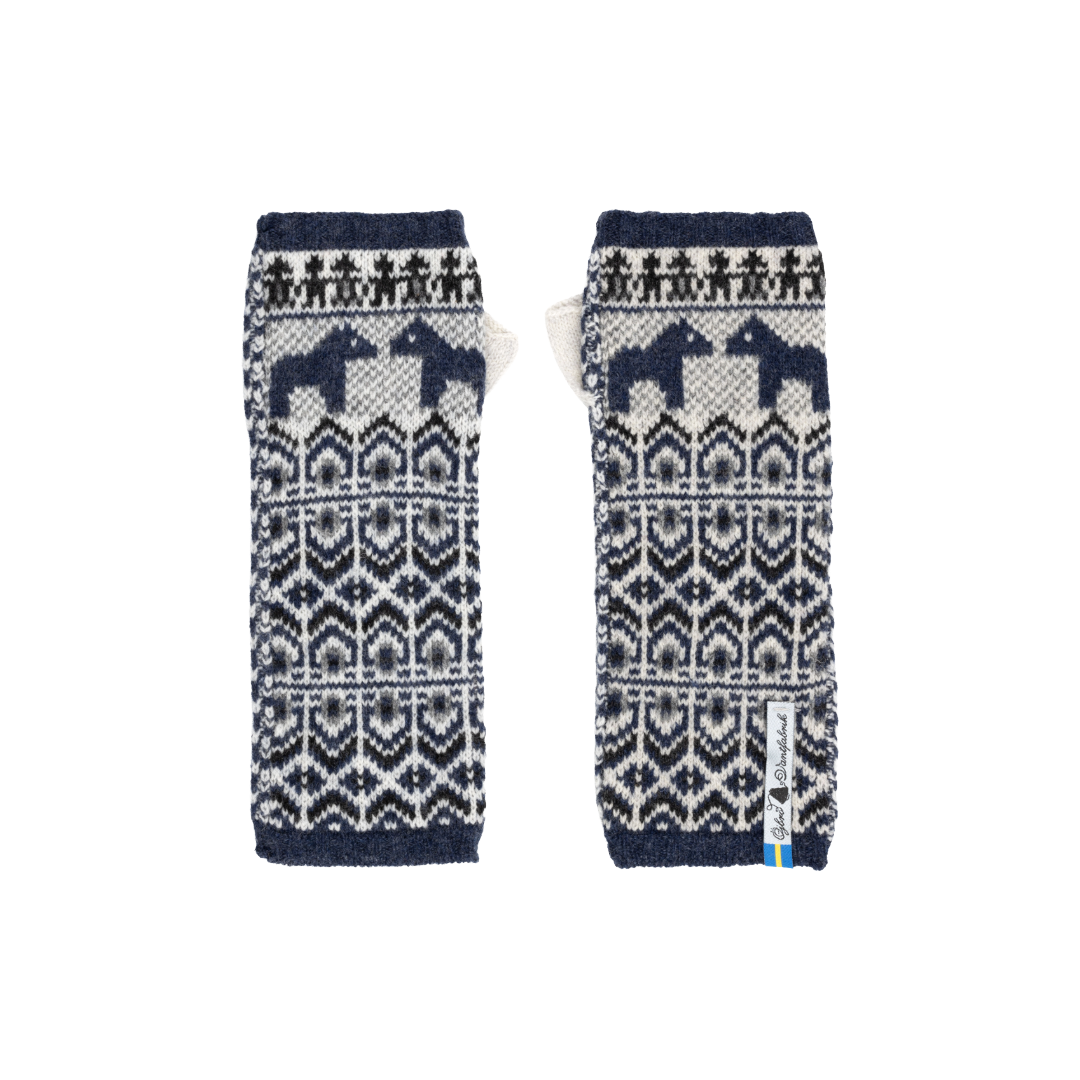 DALARNA BLÅ,  WRIST WARMER