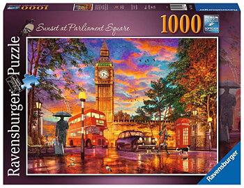 Sunset at Parliament Square 1000 Bitar Ravensburger