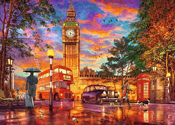 Sunset at Parliament Square 1000 Bitar Ravensburger