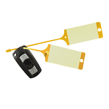 Nyckeltag PP Gul