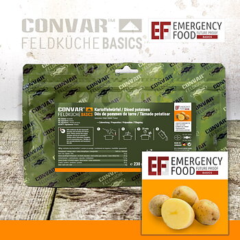 Convar Emergency Food | Potato cubes | Frystorkad mat | 230g