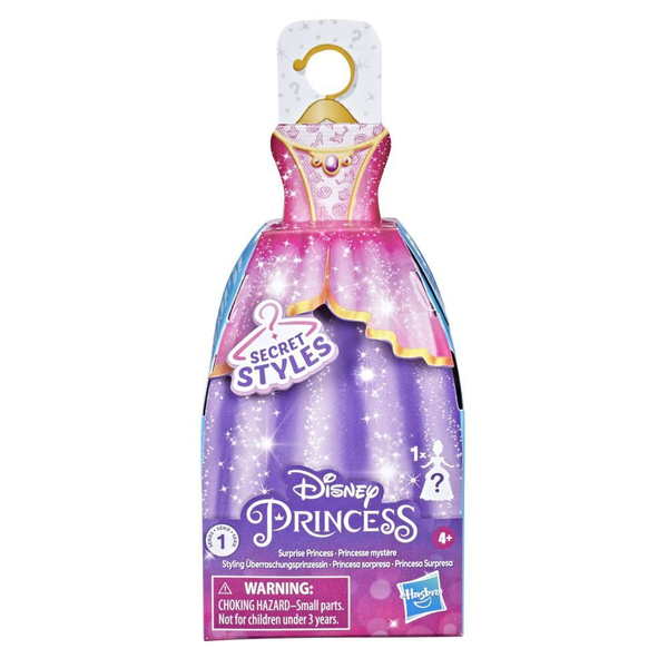 Disney Princess Secret Styles Docka, 9 cm - 3