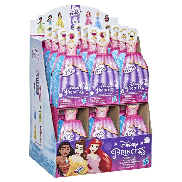 Disney Princess Secret Styles Docka, 9 cm