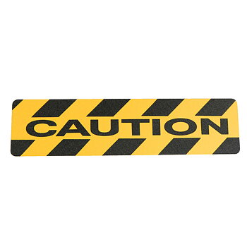 Golvmarkering "Caution", Halkskydd