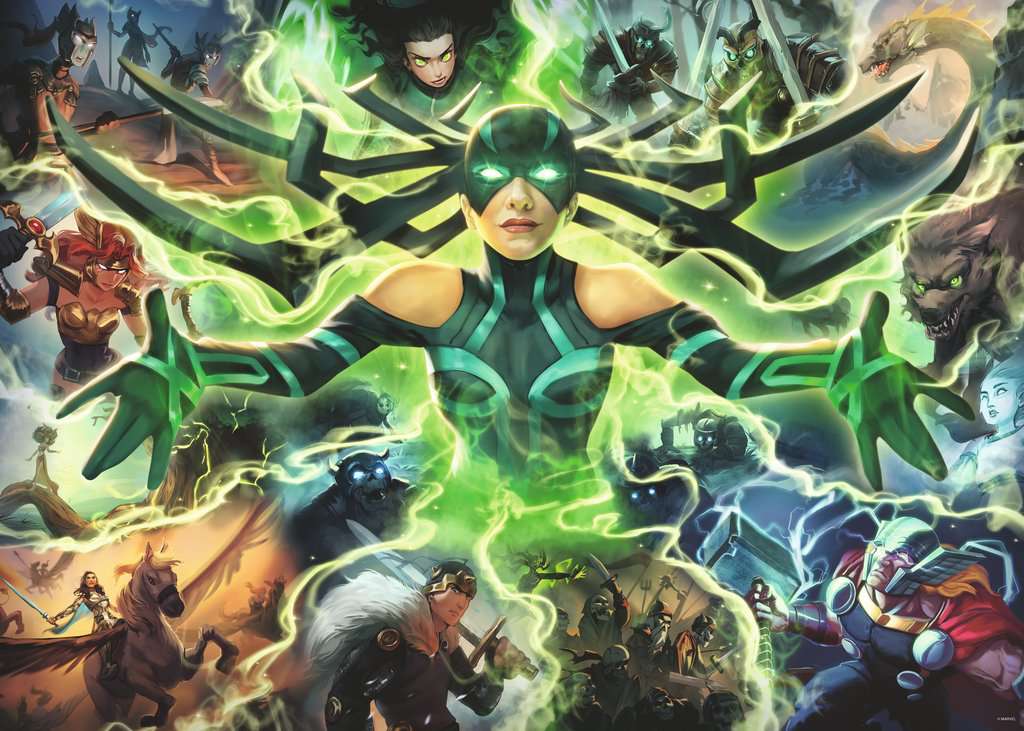 Marvel Villainous: Hela 1000 Bitar Ravensburger