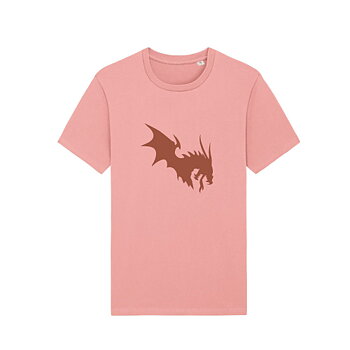 NärCon Tone-in-tone Dragon T-shirt Pink