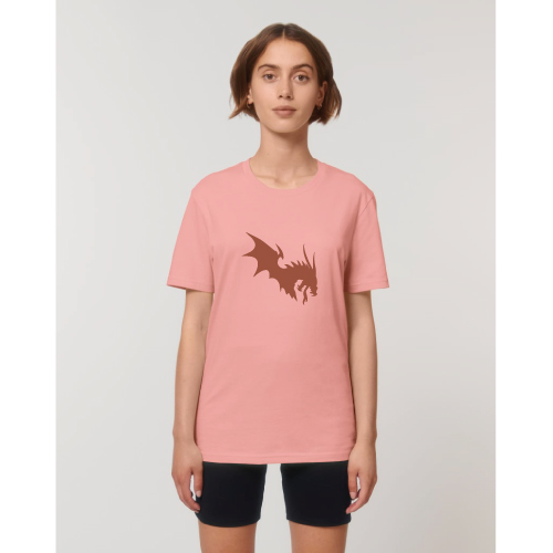 NärCon Tone-in-tone Dragon T-shirt Pink - 2