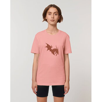 NärCon Tone-in-tone Dragon T-shirt Pink
