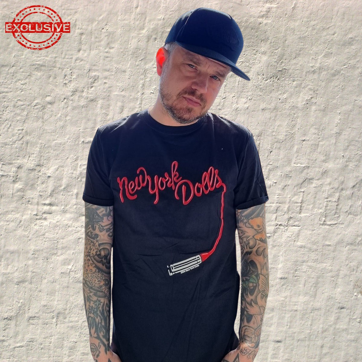 NEW YORK DOLLS - T-SHIRT, LIPSTICK LOGO