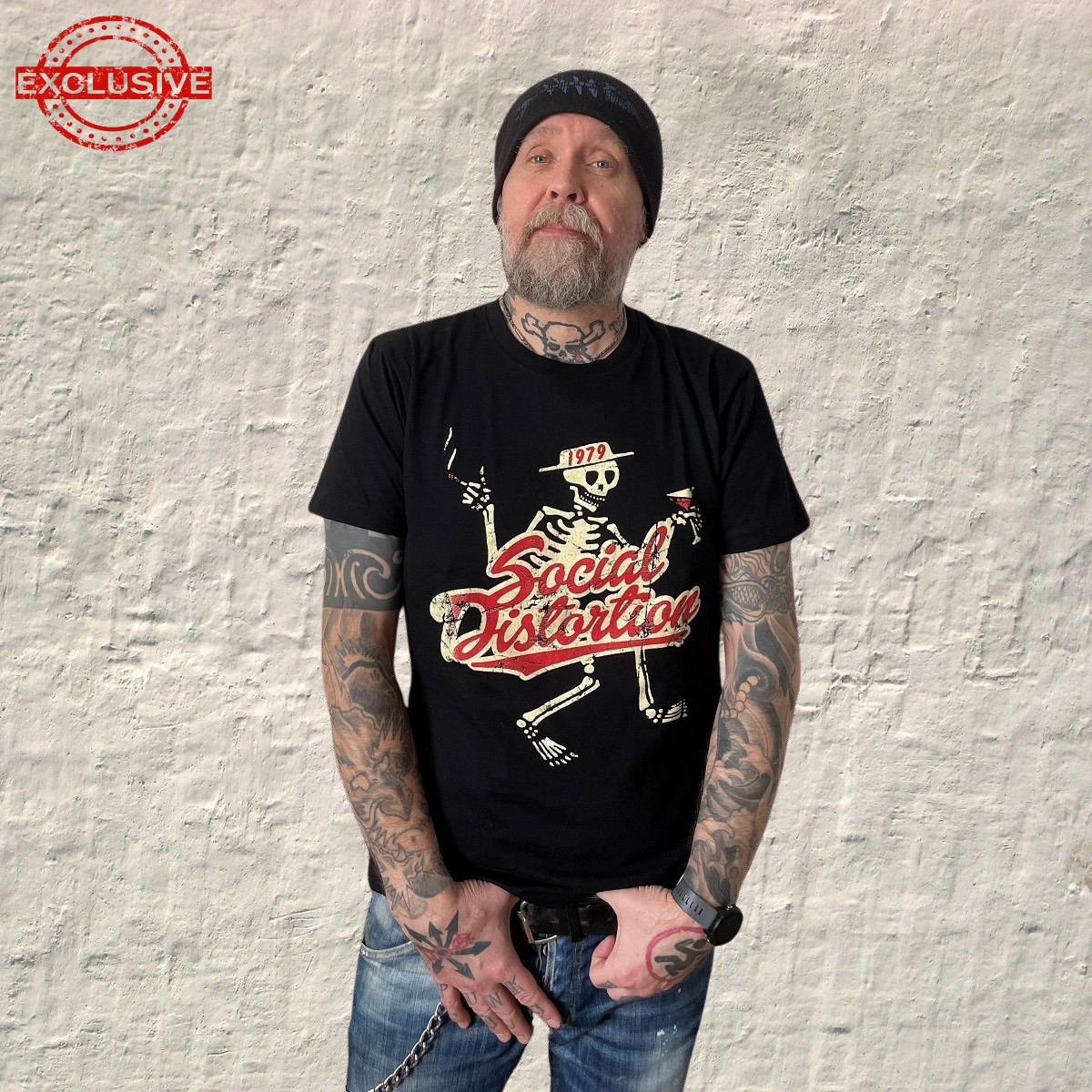 SOCIAL DISTORTION - T-SHIRT, VINTAGE 1979