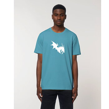 NärCon White Dragon T-shirt Ocean Blue