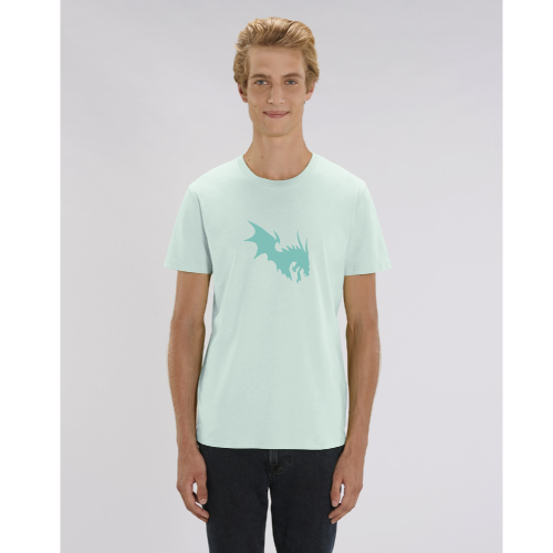 NärCon Tone-in-tone Dragon T-shirt Caribbean Blue - 2