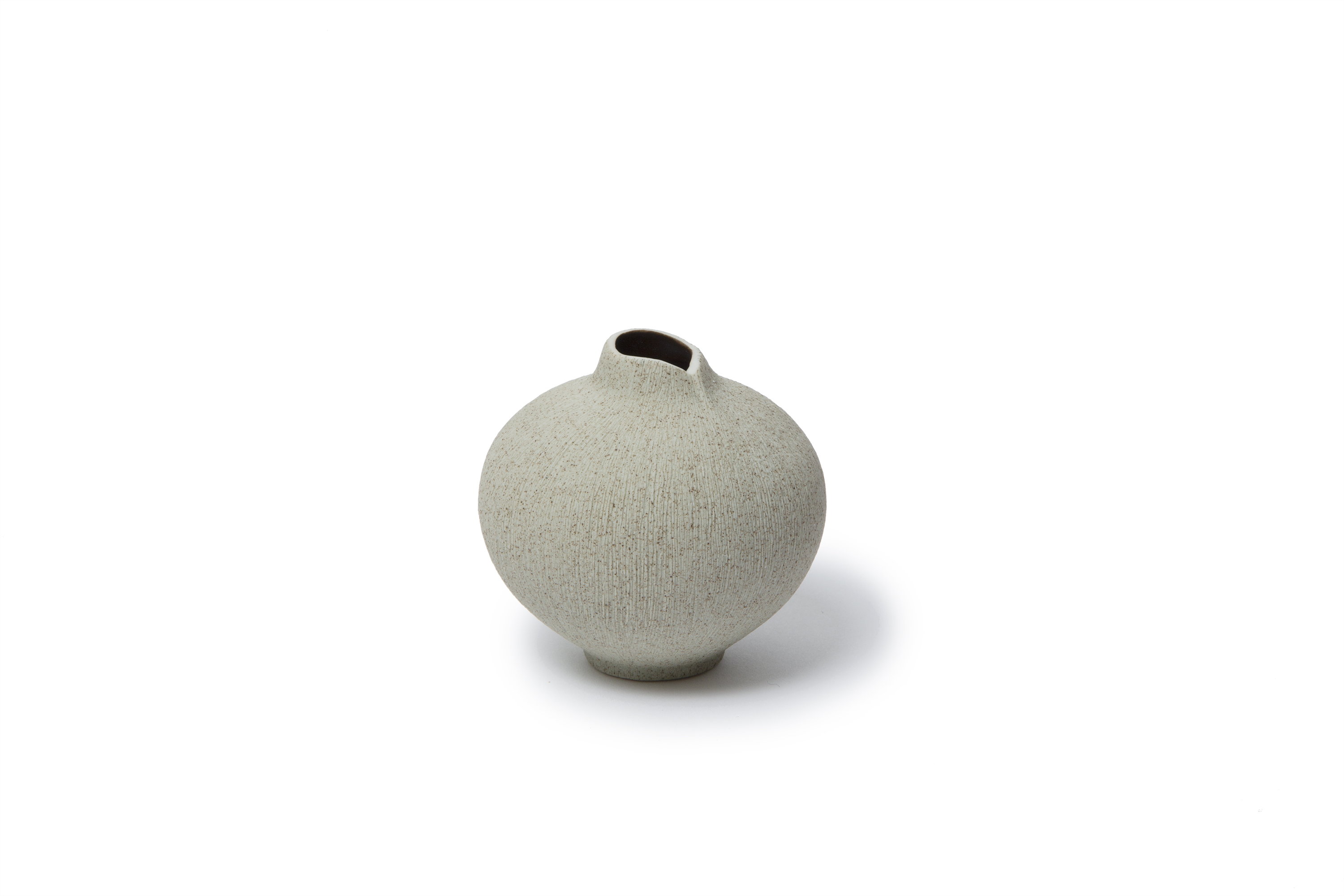 Vase LINE medium Sand Grey