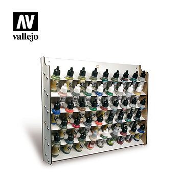 Wall mounted paint stand 