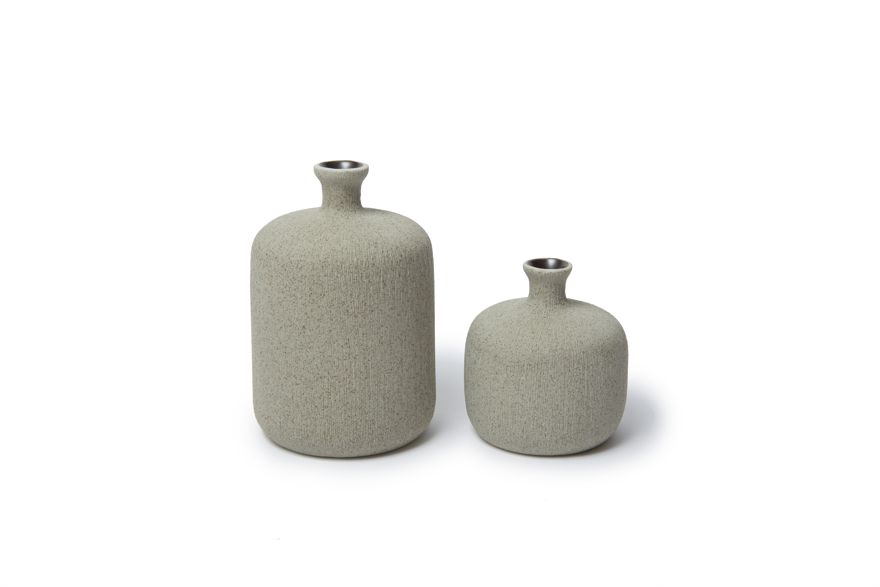 Vase New Bottle small SandGrey - 3