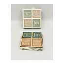 Hero Arts Rubber Stamps Second Hand- Poetic Prints Traditional Holiday Messages