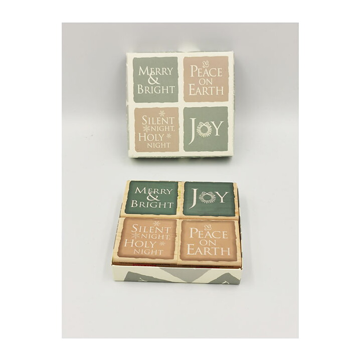 Hero Arts Rubber Stamps Second Hand- Poetic Prints Traditional Holiday Messages