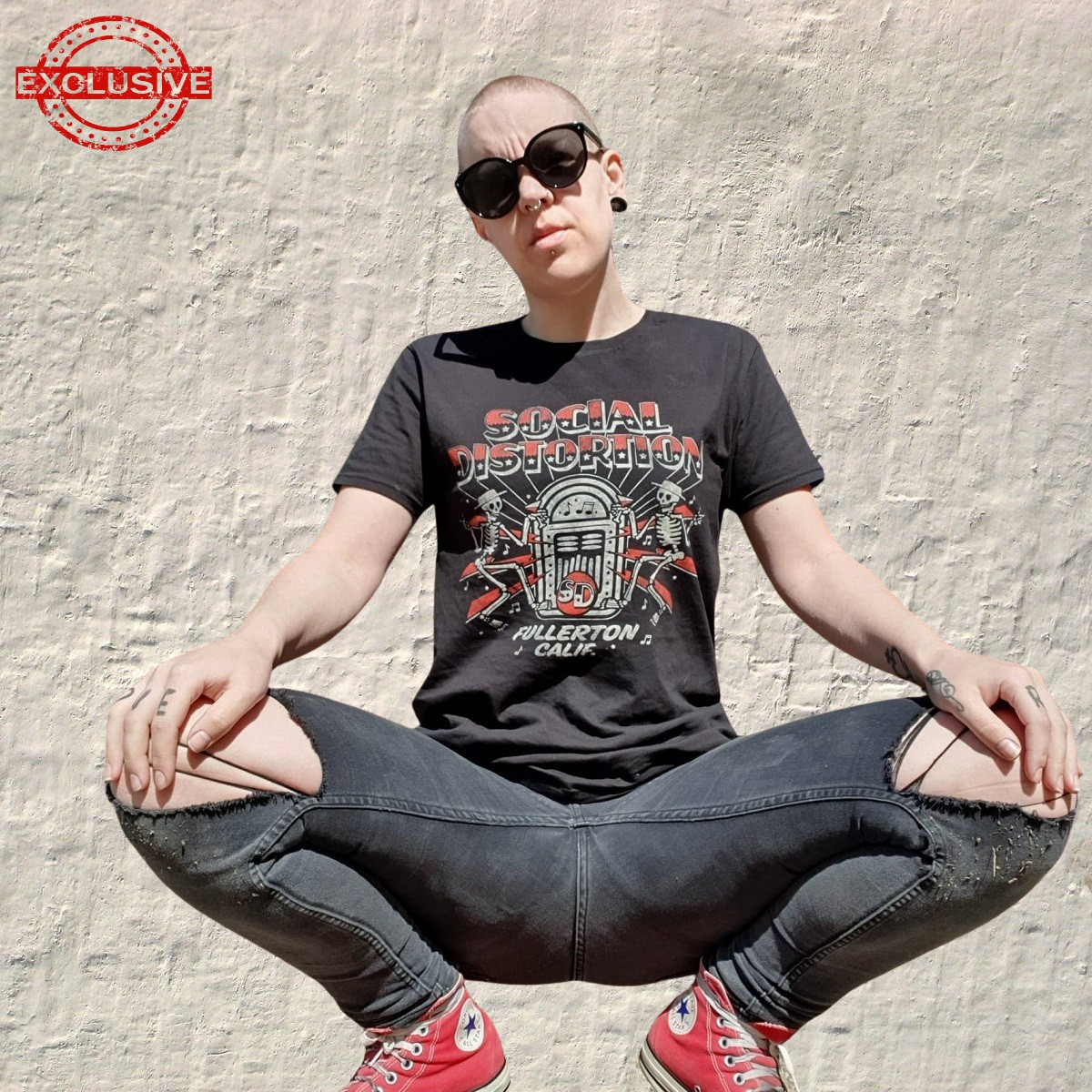 SOCIAL DISTORTION - T-SHIRT, JUKEBOX SKELLY - 2