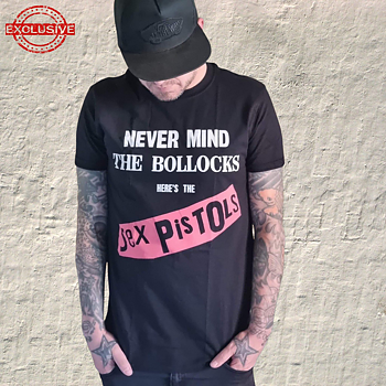 SEX PISTOLS - T-SHIRT, NEVER MIND THE BOLLOCKS BLACK