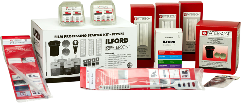 Ilford + Paterson Film Starter Kit