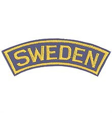 Embroidered Patch Sweden