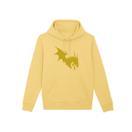 NärCon Tone in Tone Dragon Hoodie Jojoba Yellow