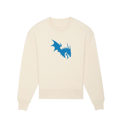 NärCon Blue Dragon Boxy Sweater Natural Raw